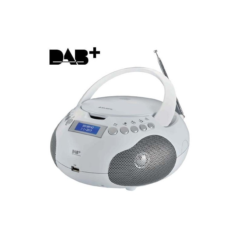 New Majestic AH-265 DAB Numérique Blanc