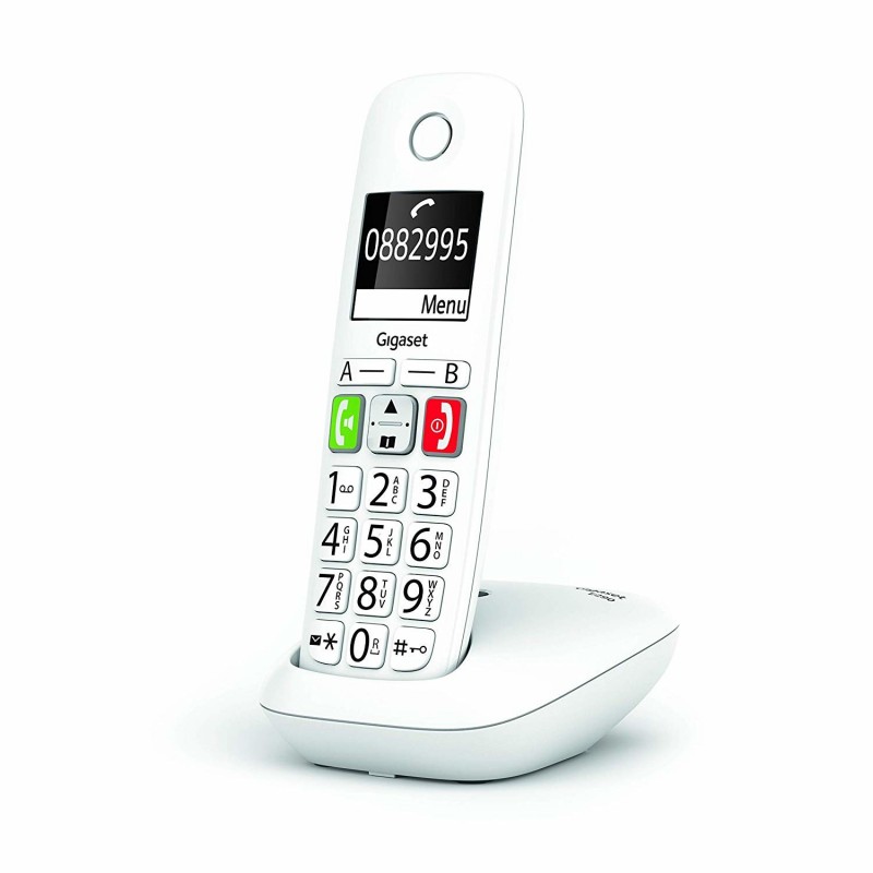 Gigaset E290 Teléfono DECT analógico Identificador de llamadas Blanco