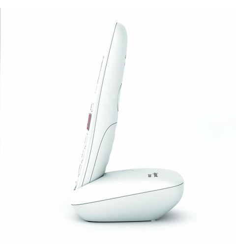 Gigaset E290 Téléphone analog dect Identification de l'appelant Blanc