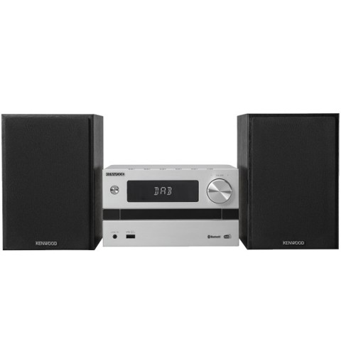 Kenwood M-720DAB Home-Stereoanlage Heim-Audio-Mikrosystem 25 W Schwarz, Silber