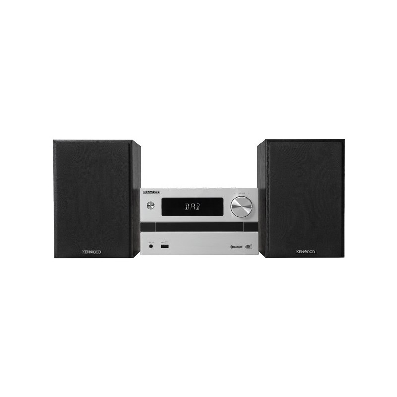 Kenwood M-720DAB ensemble audio pour la maison Système micro audio domestique 25 W Noir, Argent