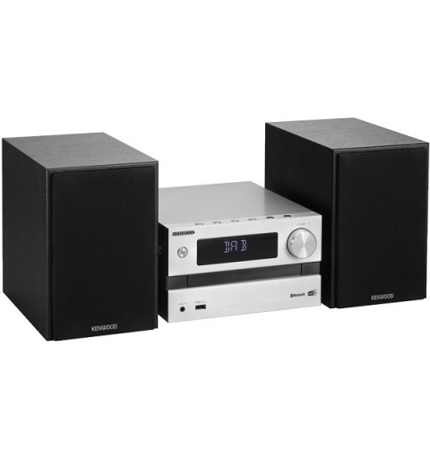 Kenwood M-720DAB ensemble audio pour la maison Système micro audio domestique 25 W Noir, Argent