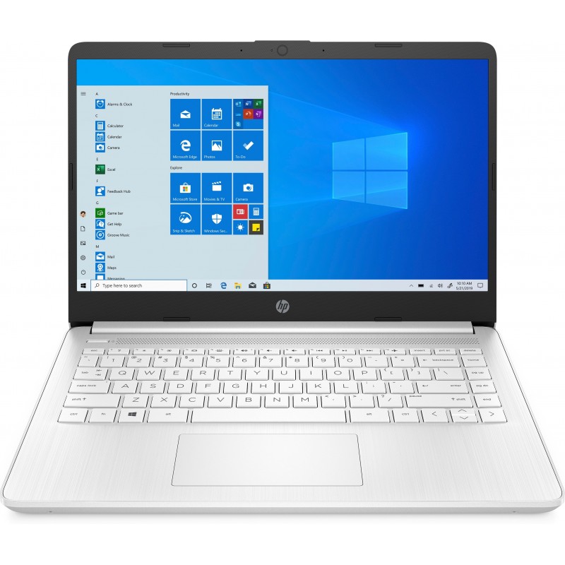 HP 14s-dq0043nl Computer portatile 35,6 cm (14") HD Intel® Celeron® 4 GB DDR4-SDRAM 64 GB eMMC Wi-Fi 5 (802.11ac) Windows 10