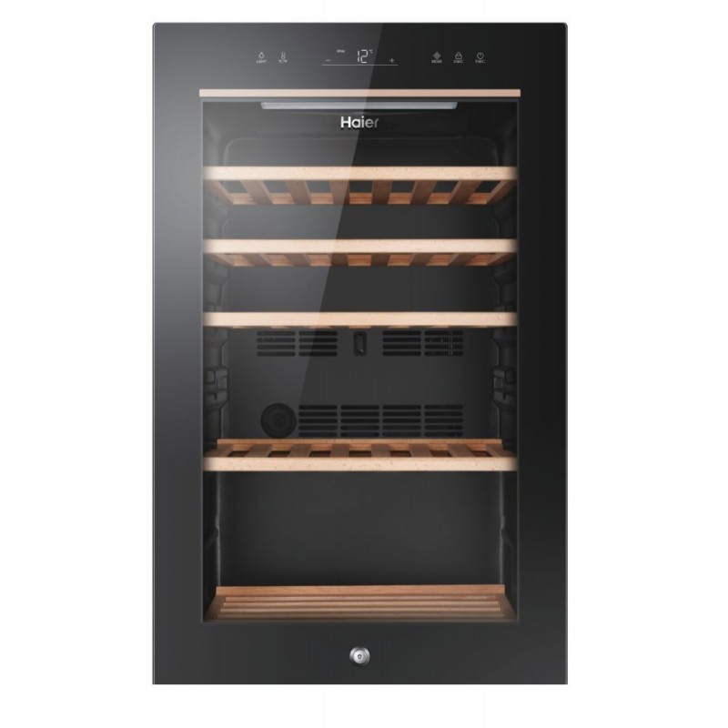 Haier Wine Bank 50 Serie 5 HWS49GA Weinkühler mit Kompressor Freistehend Schwarz 49 Flasche(n)