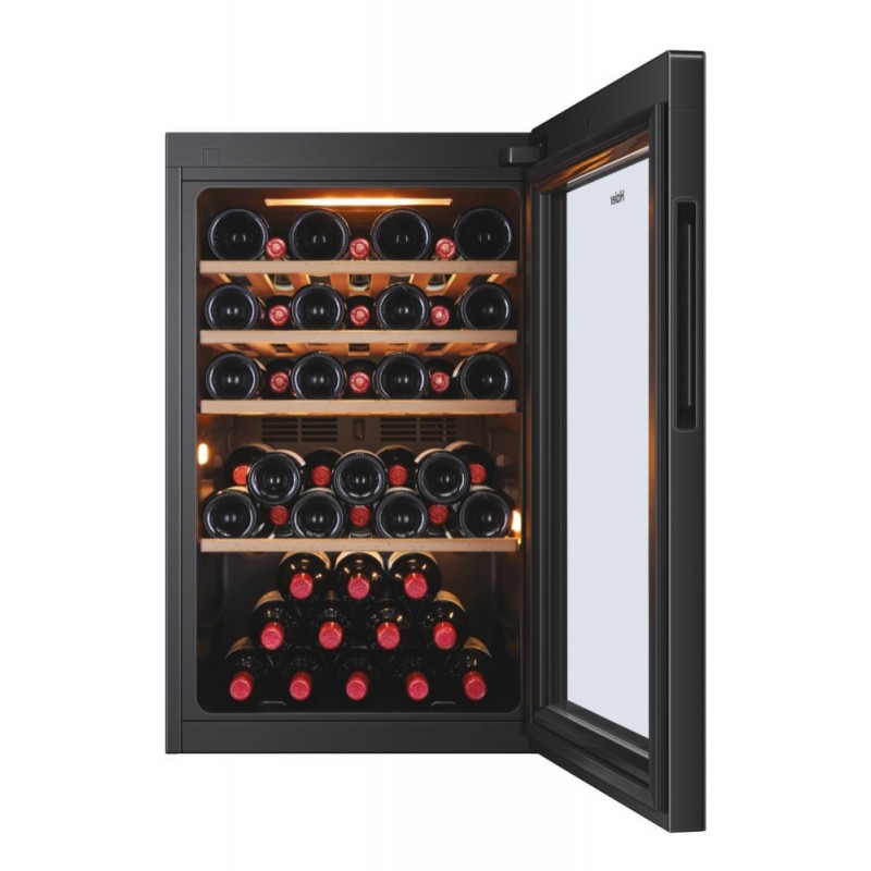 Haier Wine Bank 50 Serie 5 HWS49GA Nevera de vino Independiente Negro 49 botella(s)