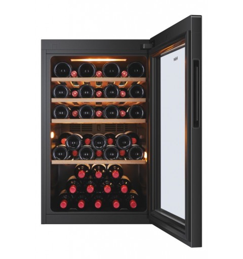 Haier Wine Bank 50 Serie 5 HWS49GA Nevera de vino Independiente Negro 49 botella(s)