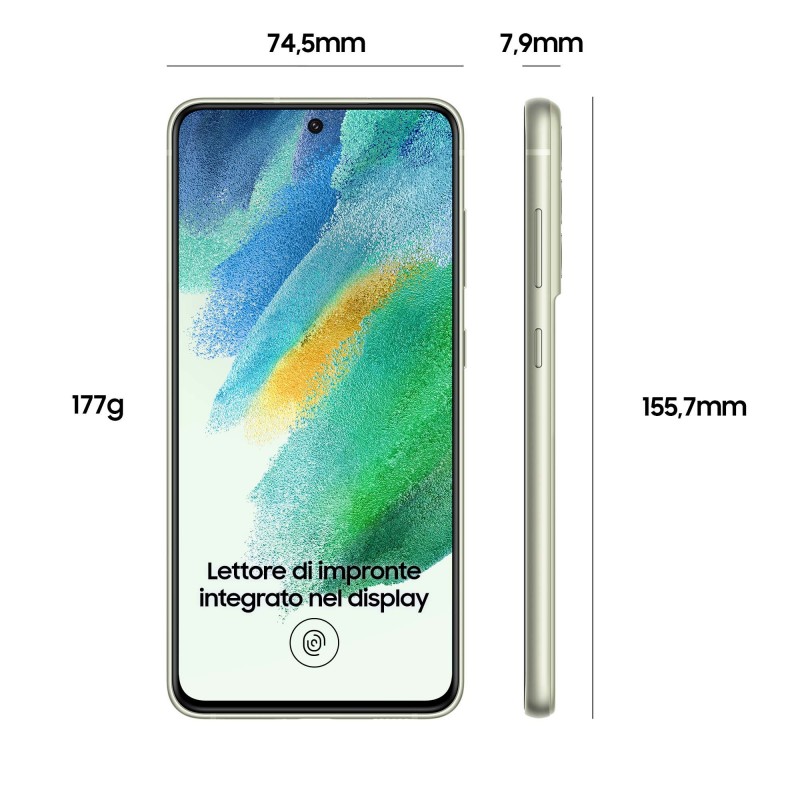 Samsung Galaxy SM-G990B 16,3 cm (6.4") Double SIM Android 11 5G USB Type-C 4500 mAh Olive