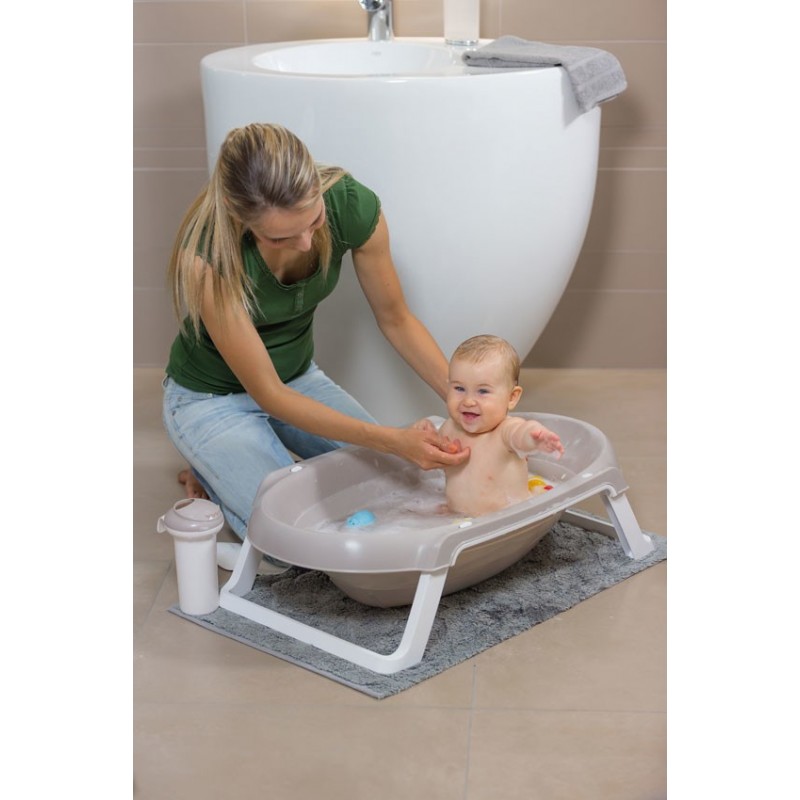 OKBABY Onda Slim baignoire pour bébés Polypropylène (PP) Taupe 22 L