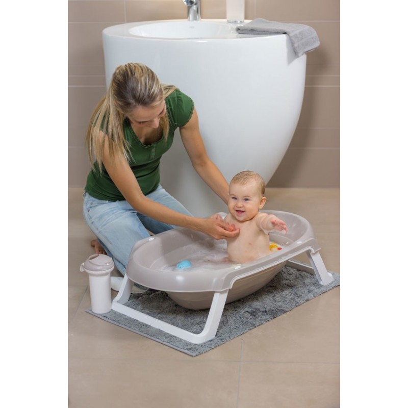 OKBABY Onda Slim bañera para bebés Polipropileno (PP) Gris pardo 22 L