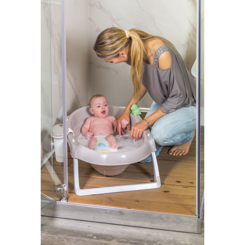 OKBABY Onda Slim baignoire pour bébés Polypropylène (PP) Taupe 22 L