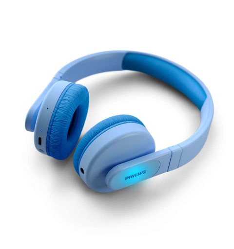 Philips TAK4206BL 00 headphones headset Wired & Wireless Head-band USB Type-C Bluetooth Blue