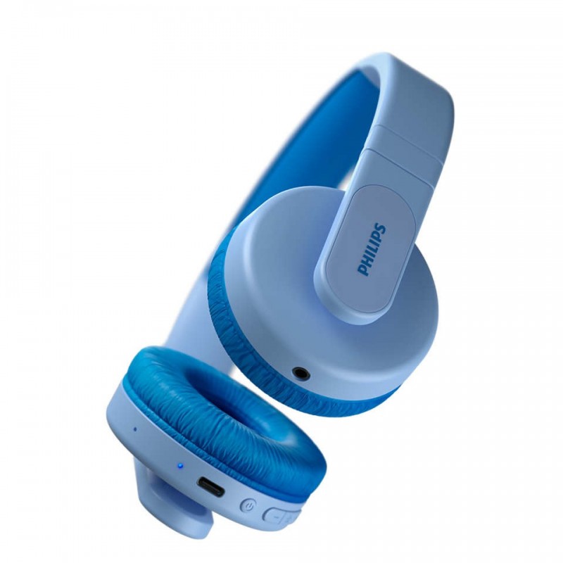 Philips TAK4206BL 00 headphones headset Wired & Wireless Head-band USB Type-C Bluetooth Blue