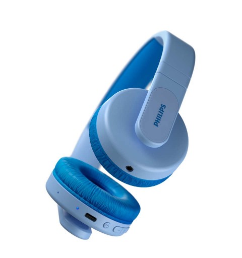 Philips TAK4206BL 00 headphones headset Wired & Wireless Head-band USB Type-C Bluetooth Blue
