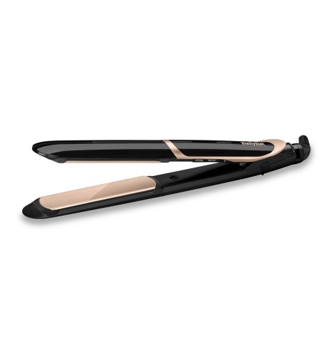 BaByliss Super Smooth 235 Titanium Fer à lisser À chaleur Noir, Or rose 2,5 m