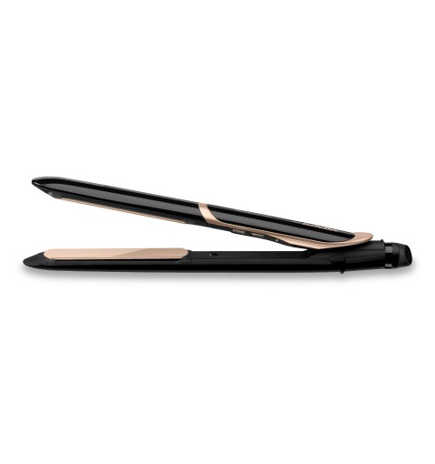 BaByliss Super Smooth 235 Titanium Fer à lisser À chaleur Noir, Or rose 2,5 m