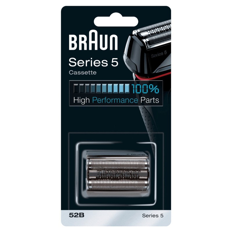 Braun Series 5 52B Testina di Ricambio per Rasoio Elettrico Barba – Compatibile Con I Rasoi . Per Una Rasatura Perfetta Ogni