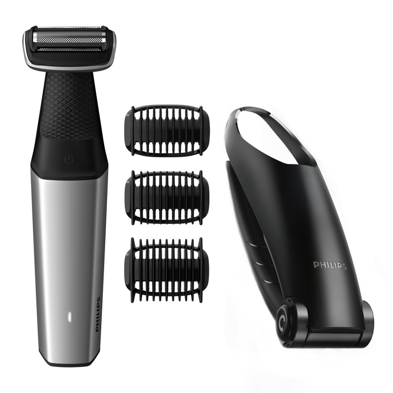 Philips BODYGROOM Series 5000 Afeitadora corporal suave con la piel y apta para la ducha