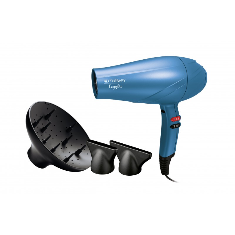 GA.MA Leggero Ion 4D Therapy 2400 W Black, Blue