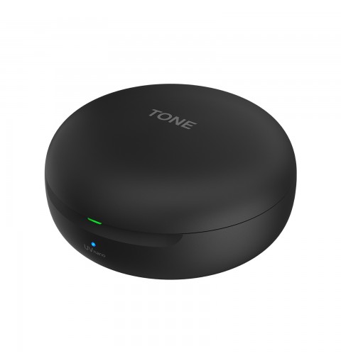 LG TONE Free FN7 Black Cuffie Bluetooth True Wireless Meridian Audio ANC con custodia UVnano