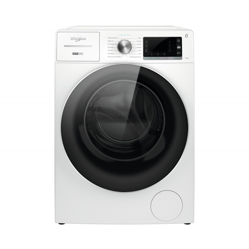 Whirlpool W7X W845WR IT Waschmaschine Frontlader 8 kg 1351 RPM B Weiß