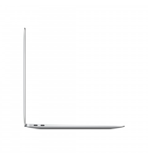 Apple MacBook Air Ordinateur portable 33,8 cm (13.3") Apple M 8 Go 256 Go SSD Wi-Fi 6 (802.11ax) macOS Big Sur Argent