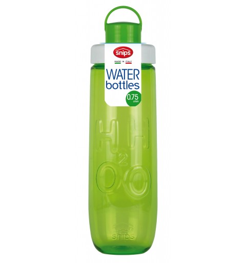 Snips Water Bottle 0.75L Tägliche Nutzung 750 ml Tritan Grün, Weiß