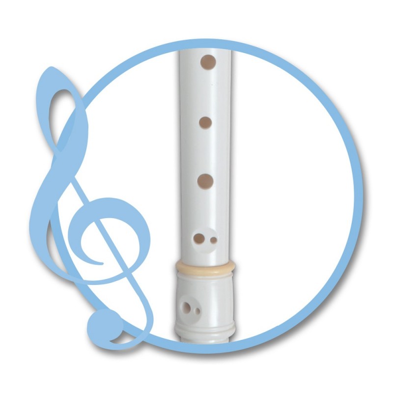 Bontempi Recorder flauta musical Barroco Soprano