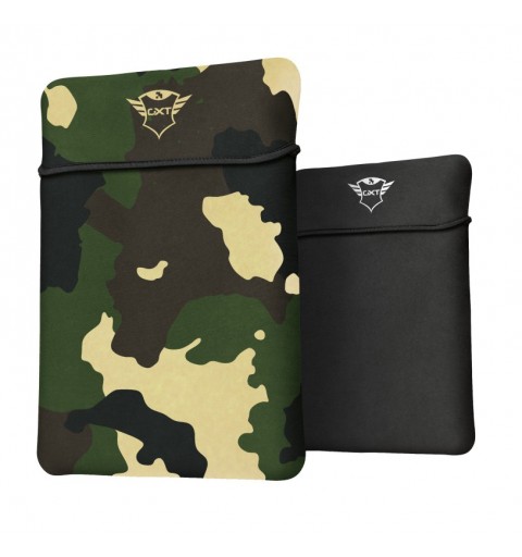 Trust GXT 1244C notebook case 43.9 cm (17.3") Sleeve case Black, Camouflage