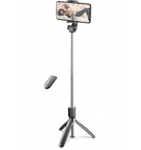 Cellularline Freedom Selfie-Stick Smartphone Schwarz, Silber