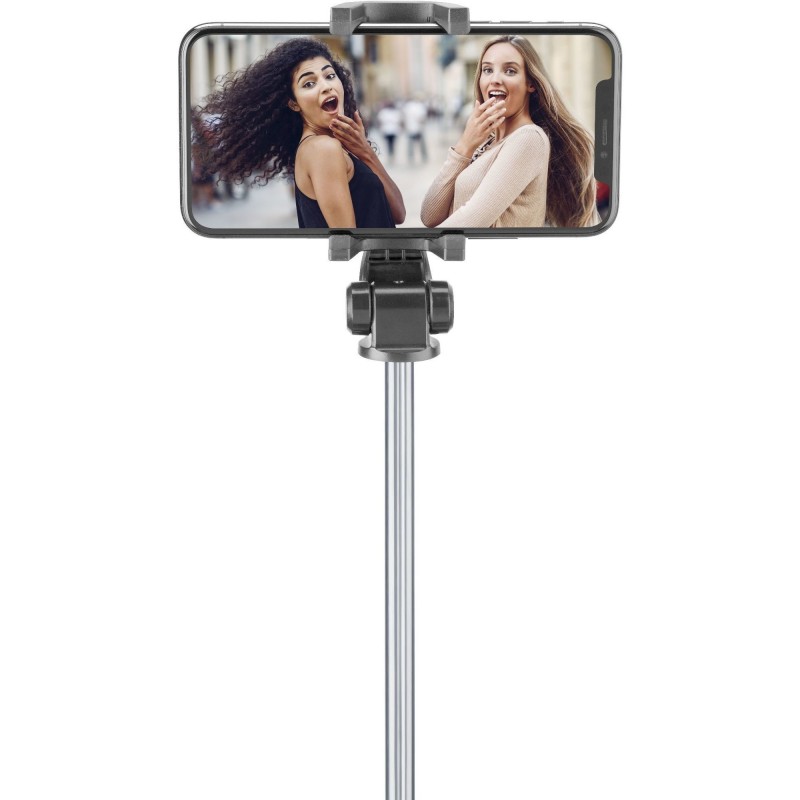 Cellularline Freedom bâton support pour selfies Smartphone Noir, Argent