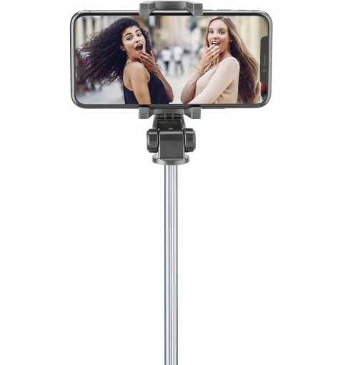 Cellularline Freedom bâton support pour selfies Smartphone Noir, Argent