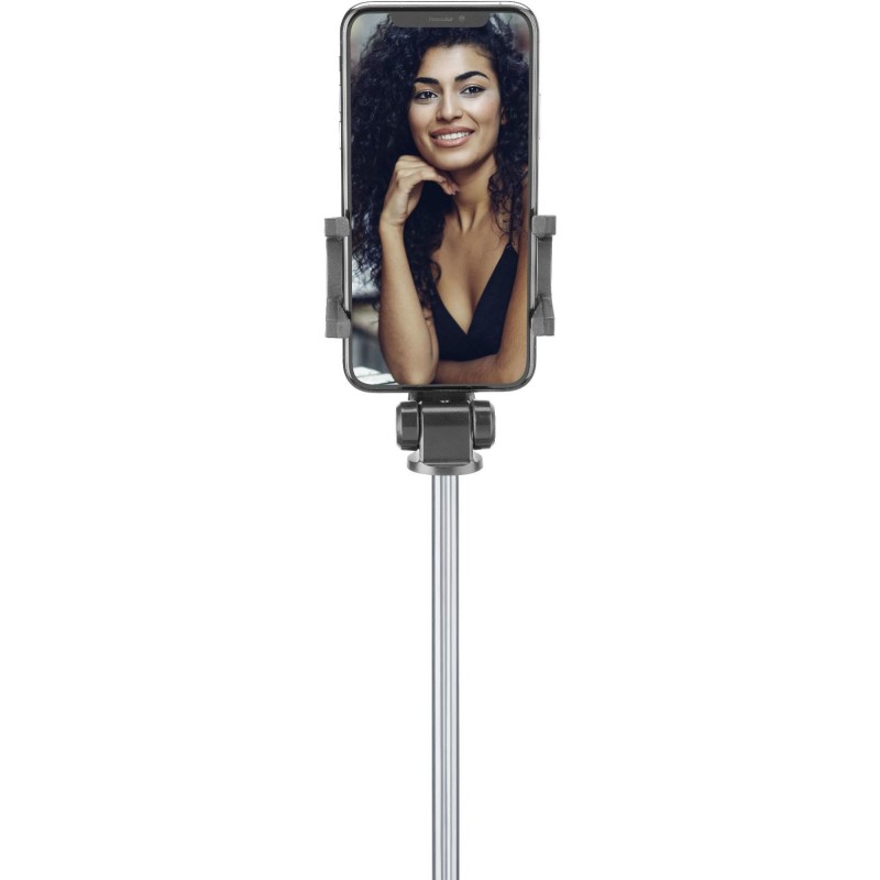 Cellularline Freedom bâton support pour selfies Smartphone Noir, Argent