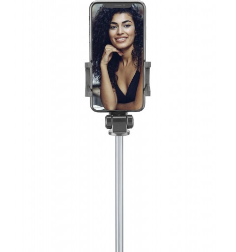 Cellularline Freedom Selfie-Stick Smartphone Schwarz, Silber
