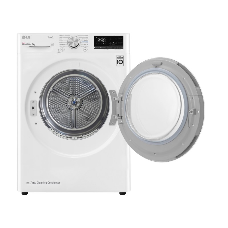 LG RH80V9AVHN secadora Independiente Carga frontal 8 kg A+++ Blanco