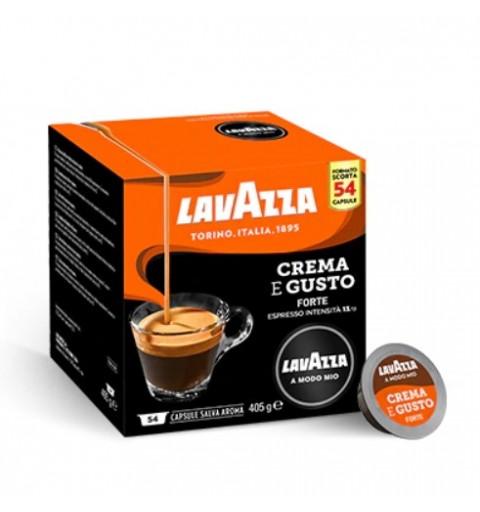 Lavazza Crema e Gusto Forte Capsule de café Café moyennement torréfié 54 pièce(s)