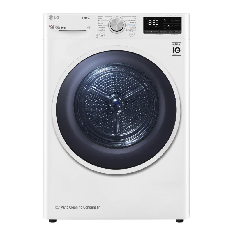 LG RH90V9AVHN secadora Independiente Carga frontal 9 kg A+++ Blanco