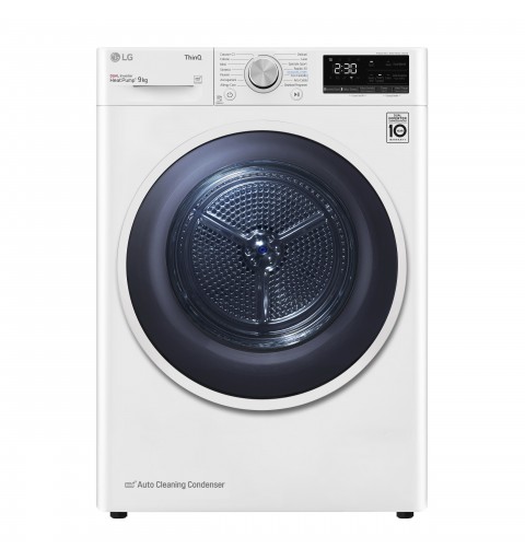 LG RH90V9AVHN sèche-linge Autoportante Charge avant 9 kg A+++ Blanc