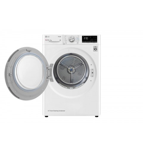 LG RH90V9AVHN tumble dryer Freestanding Front-load 9 kg A+++ White