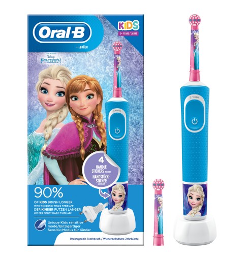 Oral-B 80324393 brosse à dents électrique Enfant Bleu, Rose