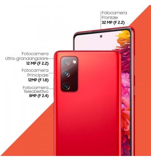 Samsung Galaxy S20 FE SM-G780GZRDEUE smartphone 16.5 cm (6.5") Dual SIM 4G USB Type-C 6 GB 128 GB 4500 mAh Red