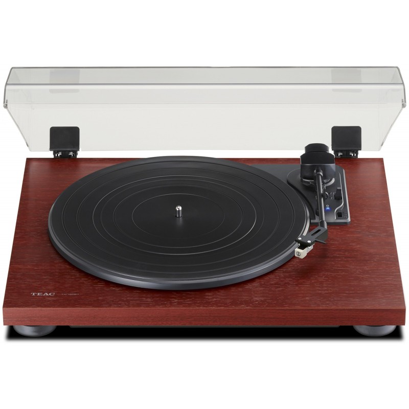 TEAC TN-180BT-A3 Giradischi con trasmissione a cinghia Nero, Ciliegio
