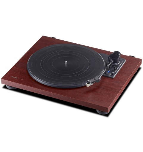 TEAC TN-180BT-A3 Belt-drive audio turntable Black, Cherry