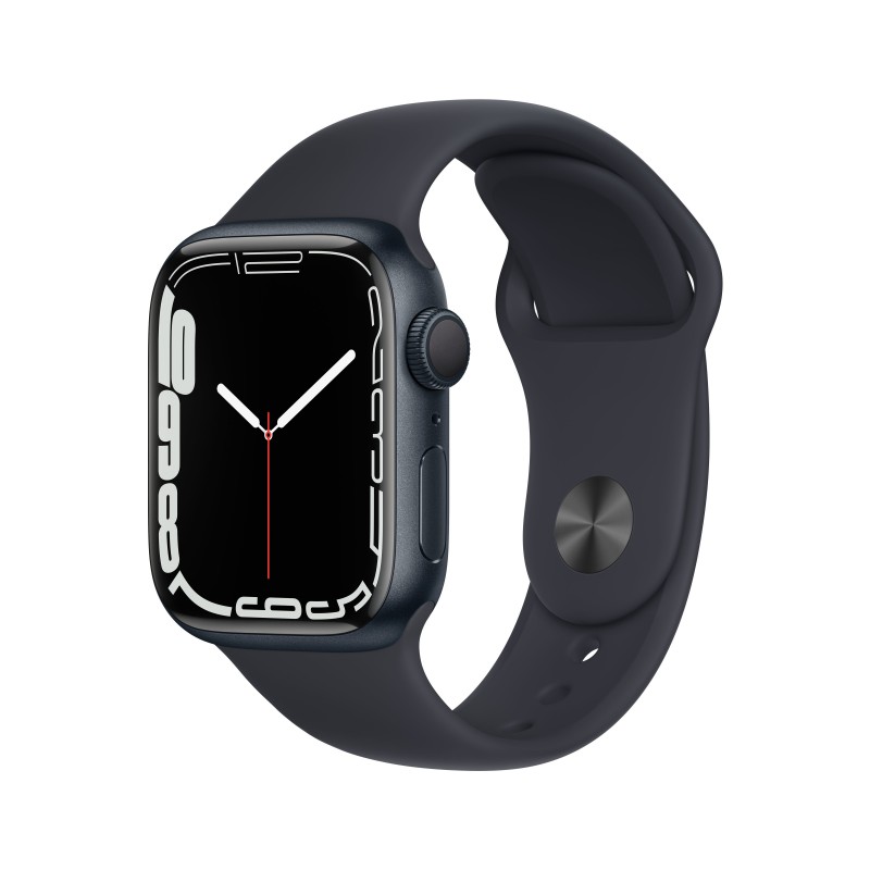 Apple Watch Series 7 41 mm OLED Noir GPS (satellite)