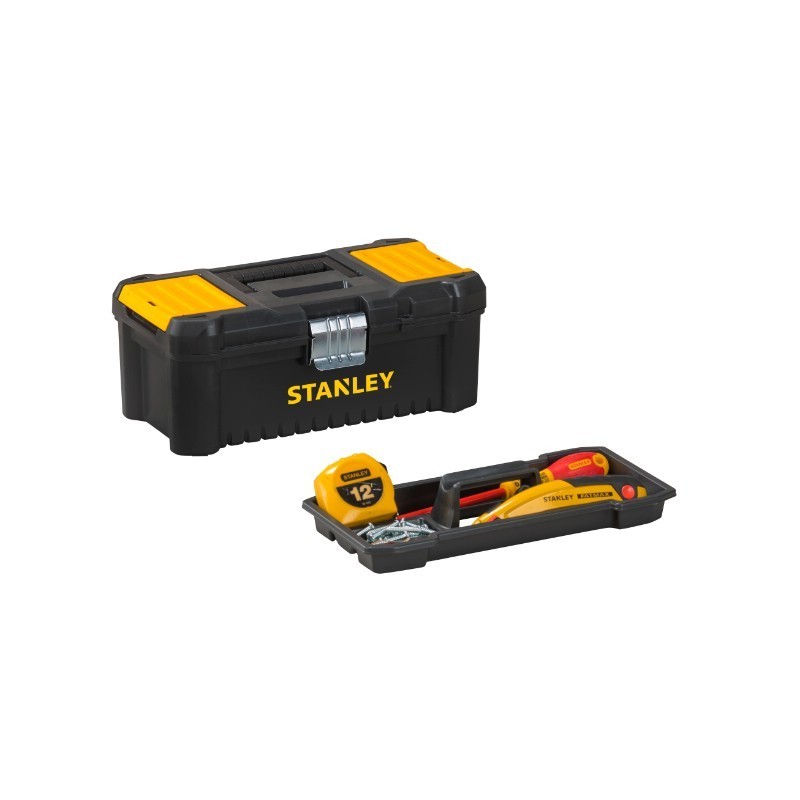 Black & Decker STST1-75518 small parts tool box Metal, Plastic Black, Yellow