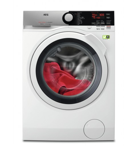 AEG L8FEE845X machine à laver Charge avant 8 kg 1400 tr min B Gris