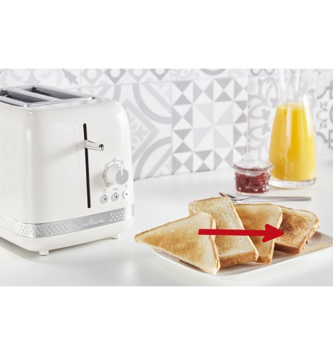 Moulinex LT300AK toaster 850 W Ivory