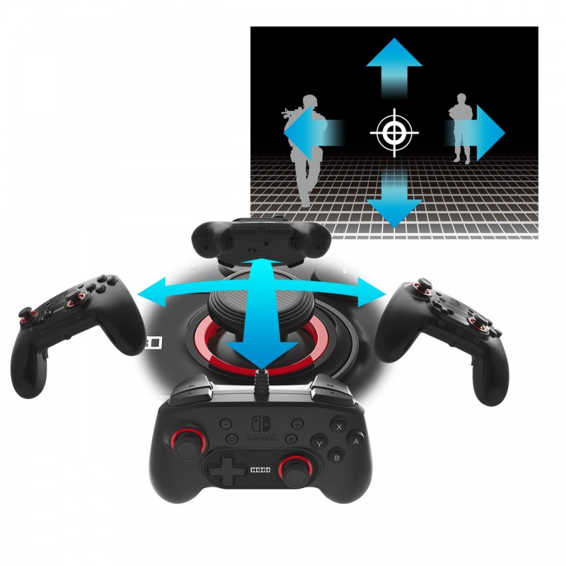 Hori HORIPAD Noir USB Manette de jeu Analogique Numérique Nintendo Switch