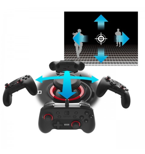 Hori HORIPAD Noir USB Manette de jeu Analogique Numérique Nintendo Switch