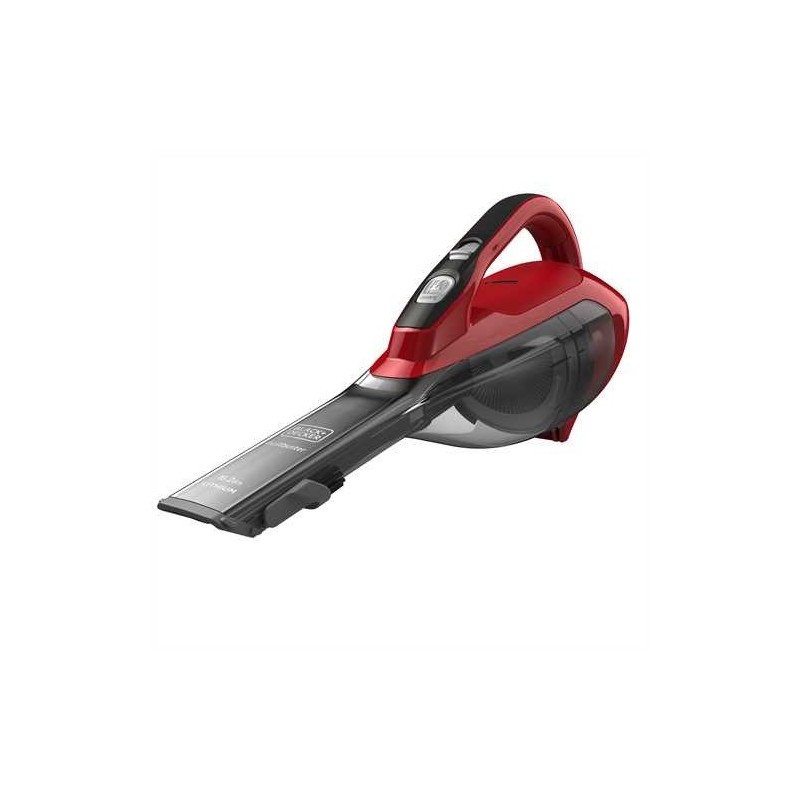 Black & Decker DVA315J aspirapolvere senza filo Ciliegio, Rosso Senza sacchetto