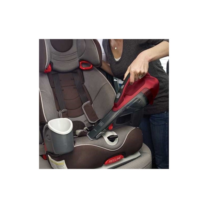 Black & Decker DVA315J aspirateur de table Cerise, Rouge Sans sac